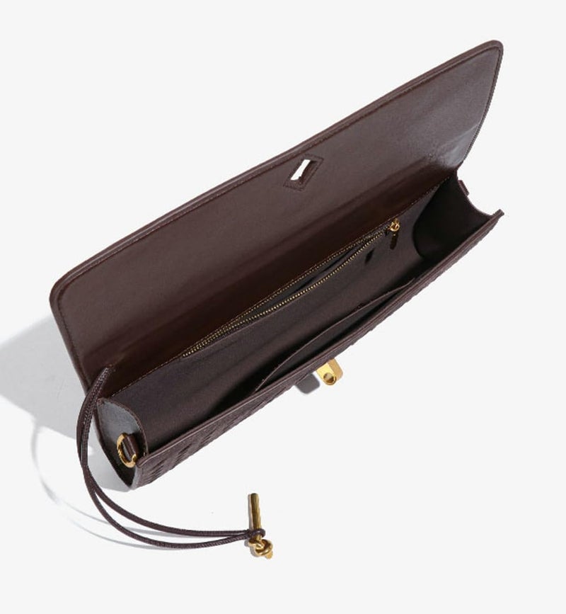 Upbull Trendy Woven Evening Clutch Purses Women Underarm Shoulder Handbag Cute Satchels Crossbody Purse PU Leather Wallet - Image 4